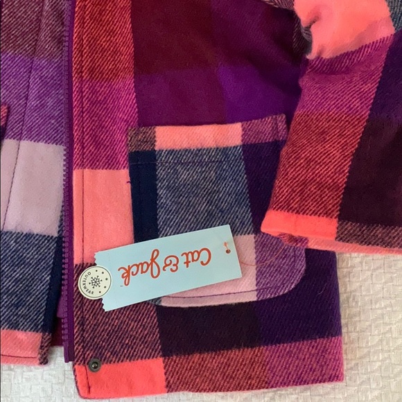 💰⬇️ Plaid toddler coat NWT - Picture 3 of 5
